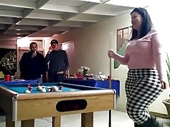大規模な pawg ビリヤード!